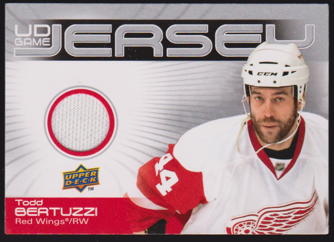 (image for) 2010-11 Upper Deck Game Jerseys #GJTB Todd Bertuzzi