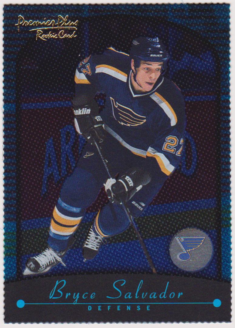 2000-01 Topps Premier Plus Blue Ice #123 Bryce Salvador - RC Year - Only 250 copies (image for) 2000-01 Topps Premier Plus Blue Ice #123 Bryce Salvador - RC Year - Only 250 copies