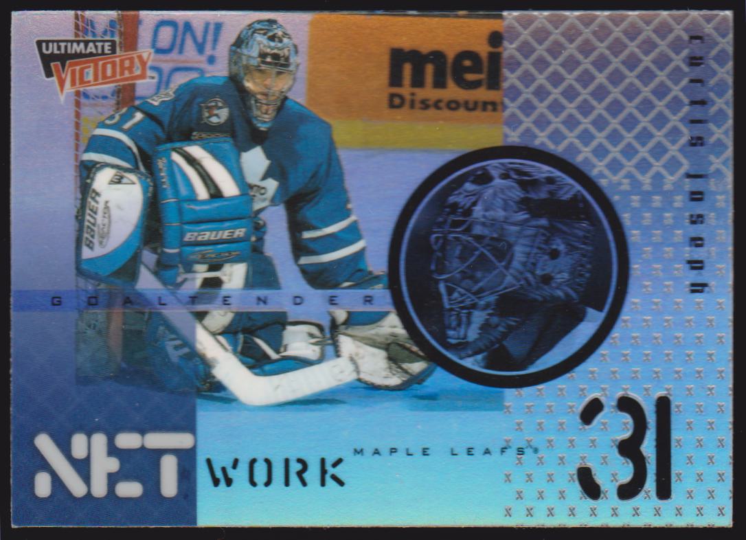 1999-00 Ultimate Victory Net Work #NW8 Curtis Joseph (image for) 1999-00 Ultimate Victory Net Work #NW8 Curtis Joseph