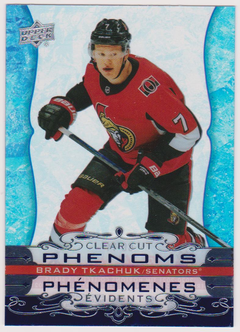 (image for) 2020-21 Upper Deck Tim Hortons Clear Cut Phenoms #CC14 Brady Tkachuk