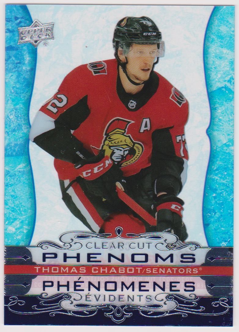 (image for) 2020-21 Upper Deck Tim Hortons Clear Cut Phenoms #CC8 Thomas Chabot