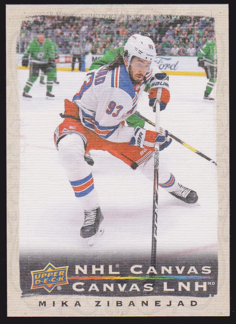 2020-21 Upper Deck Tim Hortons NHL Canvas #C14 Mika Zibanejad (image for) 2020-21 Upper Deck Tim Hortons NHL Canvas #C14 Mika Zibanejad
