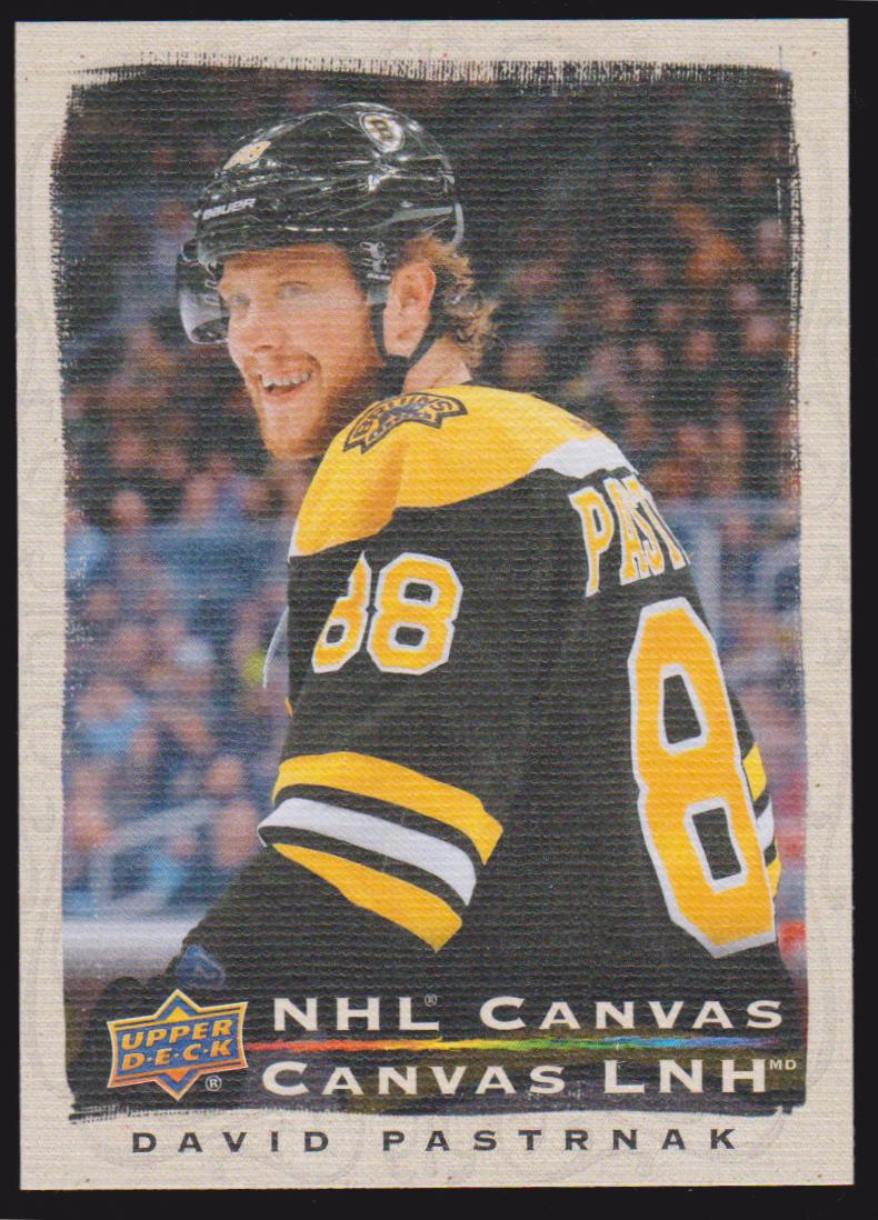 2020-21 Upper Deck Tim Hortons NHL Canvas #C8 David Pastrnak (image for) 2020-21 Upper Deck Tim Hortons NHL Canvas #C8 David Pastrnak