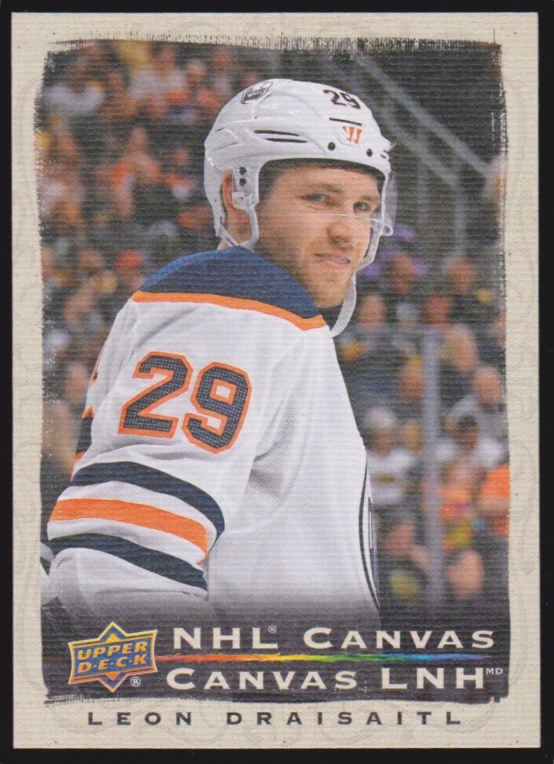 2020-21 Upper Deck Tim Hortons NHL Canvas #C3 Leon Draisaitl (image for) 2020-21 Upper Deck Tim Hortons NHL Canvas #C3 Leon Draisaitl