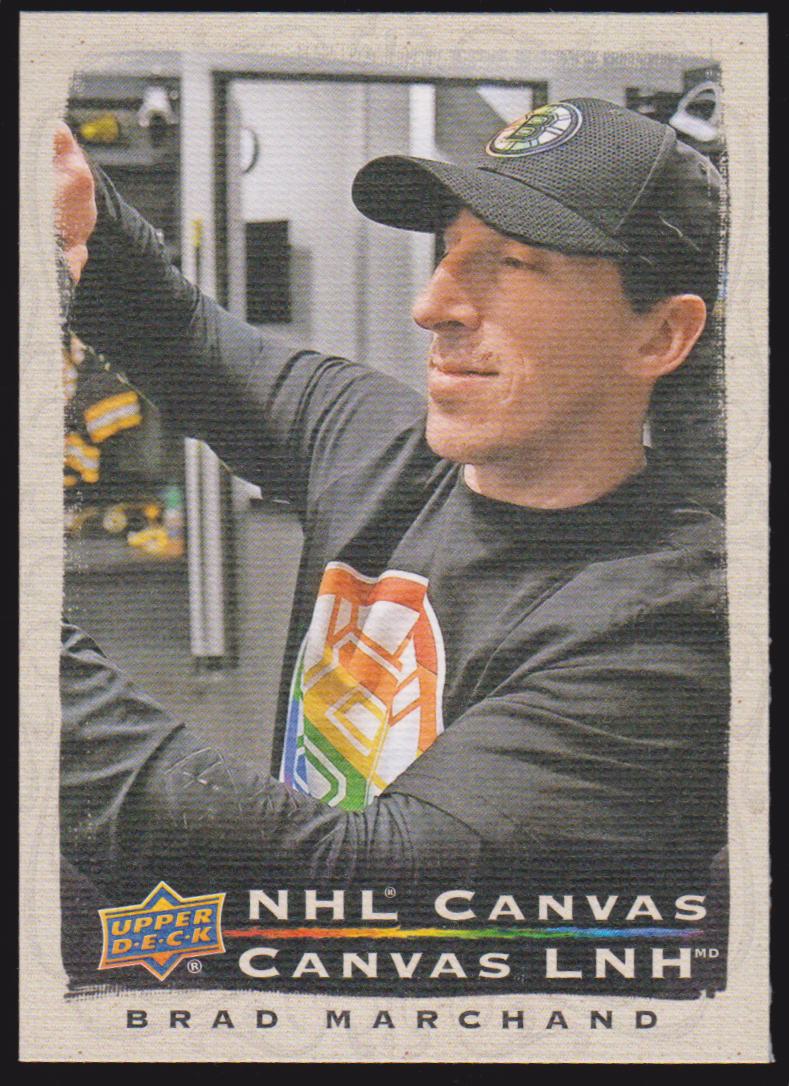 2020-21 Upper Deck Tim Hortons NHL Canvas #C2 Brad Marchand (image for) 2020-21 Upper Deck Tim Hortons NHL Canvas #C2 Brad Marchand