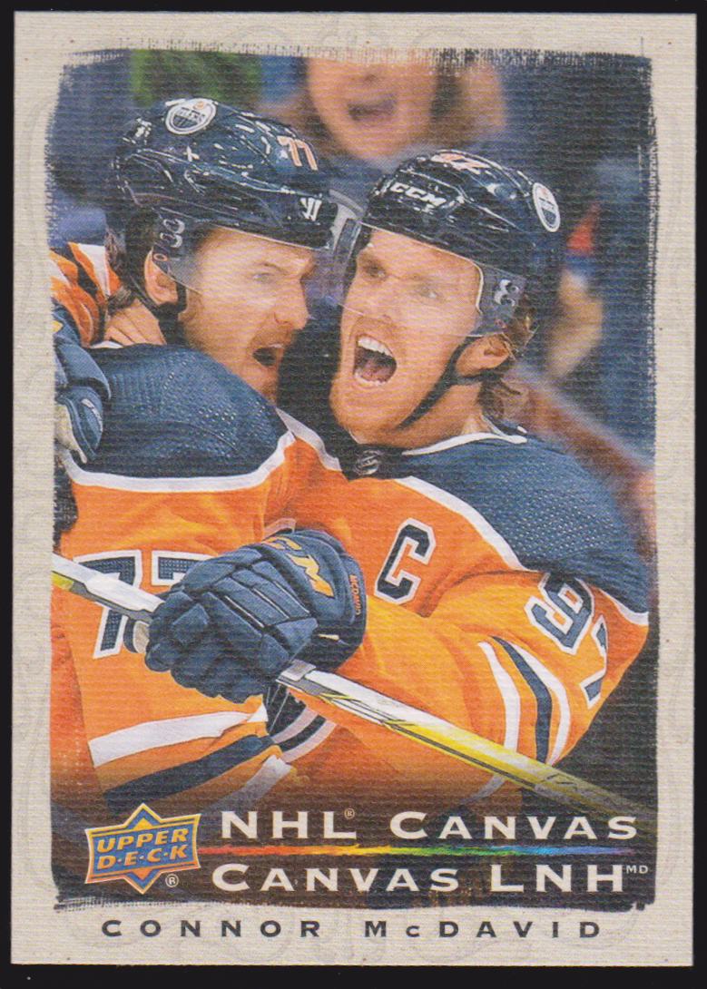 2020-21 Upper Deck Tim Hortons NHL Canvas #C1 Connor McDavid (image for) 2020-21 Upper Deck Tim Hortons NHL Canvas #C1 Connor McDavid
