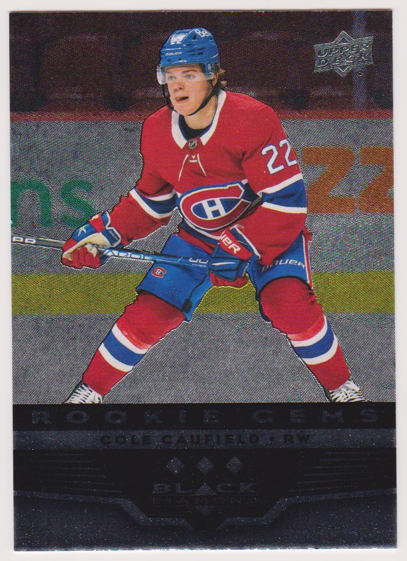 2021-22 Upper Deck '05-06 Black Diamond Retro #BD40 Cole Caufield - RC Year (image for) 2021-22 Upper Deck '05-06 Black Diamond Retro #BD40 Cole Caufield - RC Year