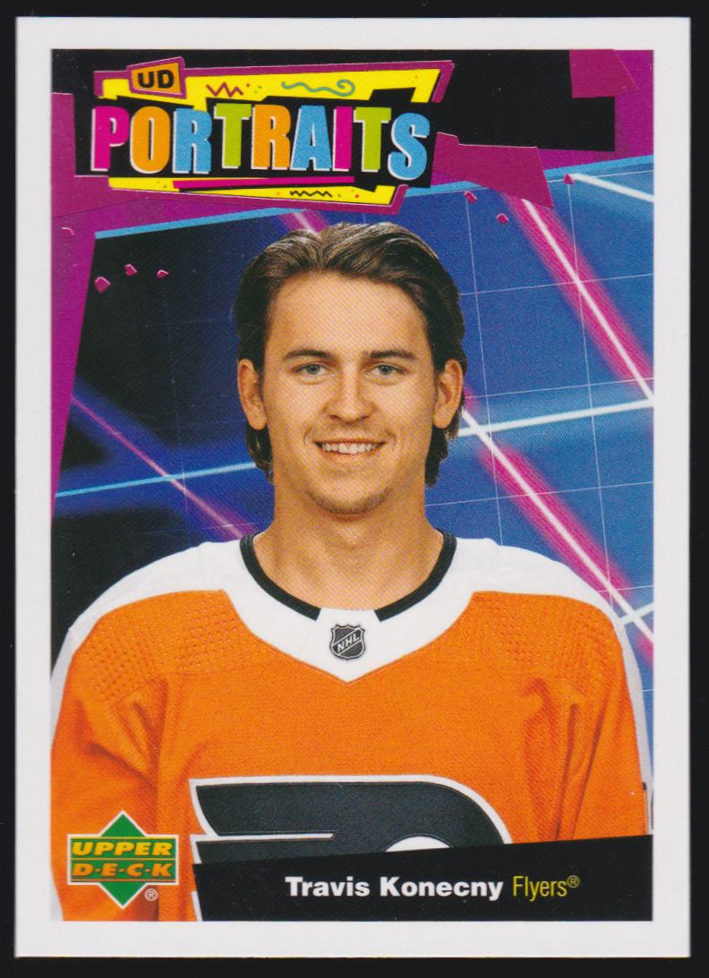 2020-21 Upper Deck UD Portraits #P13 Travis Konecny (image for) 2020-21 Upper Deck UD Portraits #P13 Travis Konecny