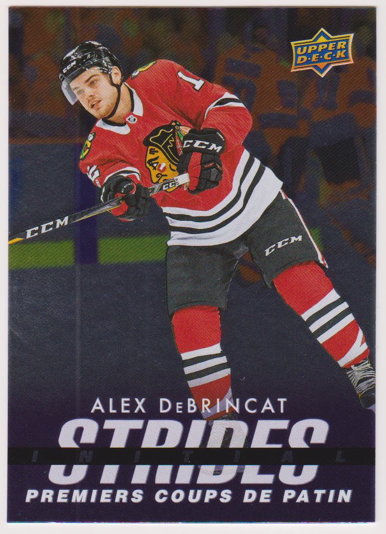 2024-25 Upper Deck Tim Hortons Rookie Retrospective Initial Strides #IS5 Alex DeBrincat (image for) 2024-25 Upper Deck Tim Hortons Rookie Retrospective Initial Strides #IS5 Alex DeBrincat