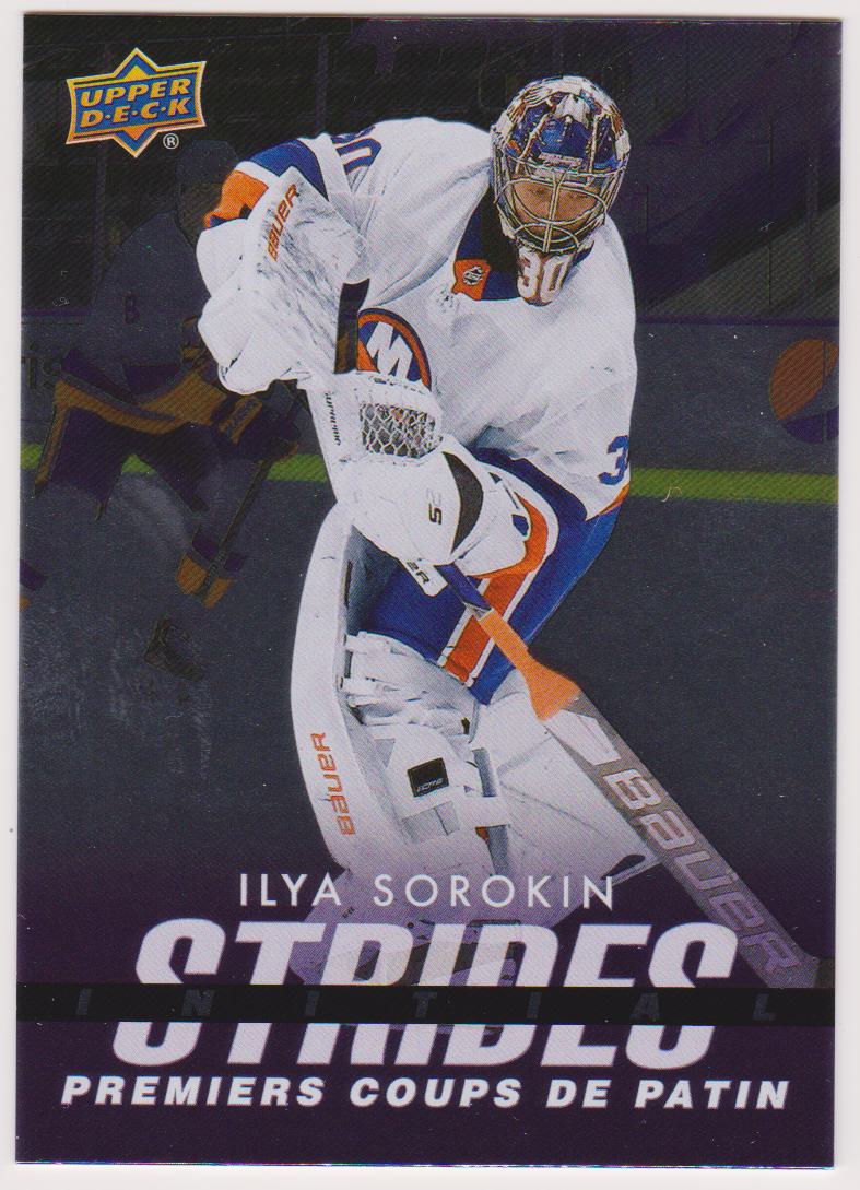 2024-25 Upper Deck Tim Hortons Rookie Retrospective Initial Strides #IS7 Ilya Sorokin (image for) 2024-25 Upper Deck Tim Hortons Rookie Retrospective Initial Strides #IS7 Ilya Sorokin