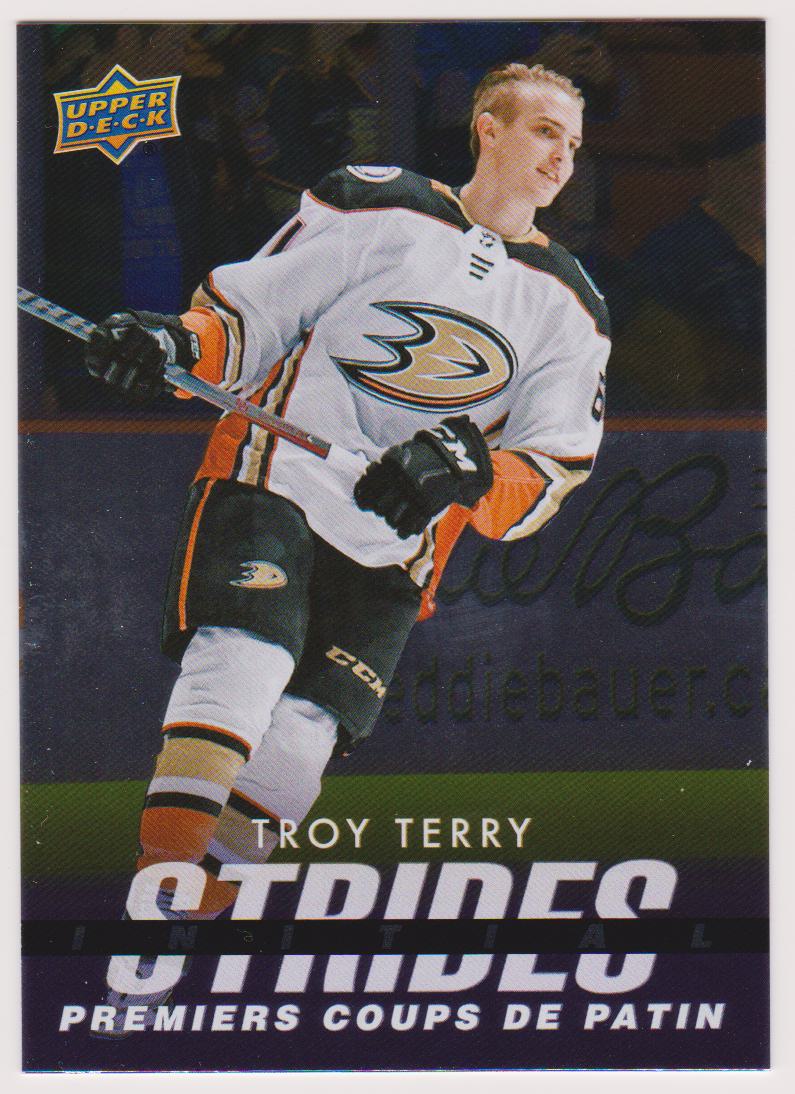 2024-25 Upper Deck Tim Hortons Rookie Retrospective Initial Strides #IS11 Troy Terry (image for) 2024-25 Upper Deck Tim Hortons Rookie Retrospective Initial Strides #IS11 Troy Terry