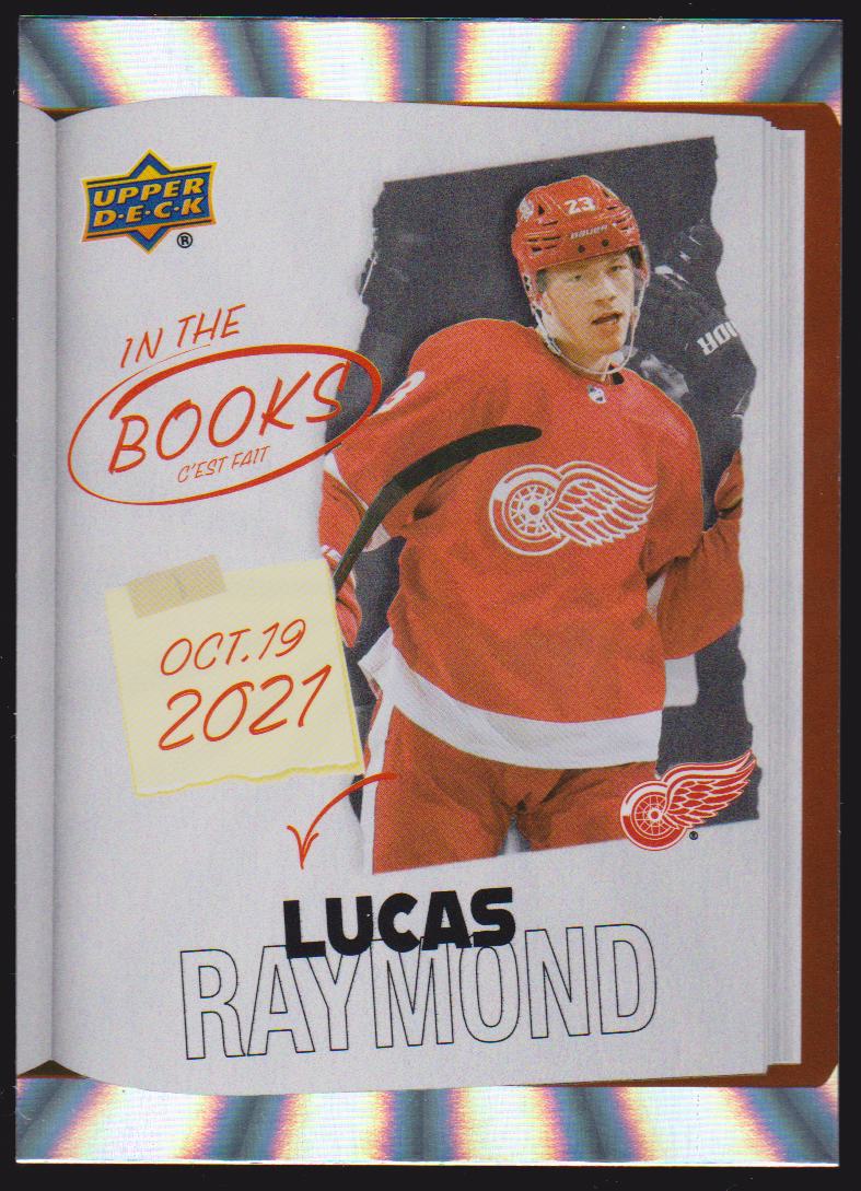 2024-25 Upper Deck Tim Hortons Rookie Retrospective In the Books #ITB2 Lucas Raymond (image for) 2024-25 Upper Deck Tim Hortons Rookie Retrospective In the Books #ITB2 Lucas Raymond