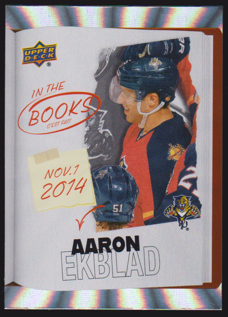 2024-25 Upper Deck Tim Hortons Rookie Retrospective In the Books #ITB3 Aaron Ekblad (image for) 2024-25 Upper Deck Tim Hortons Rookie Retrospective In the Books #ITB3 Aaron Ekblad