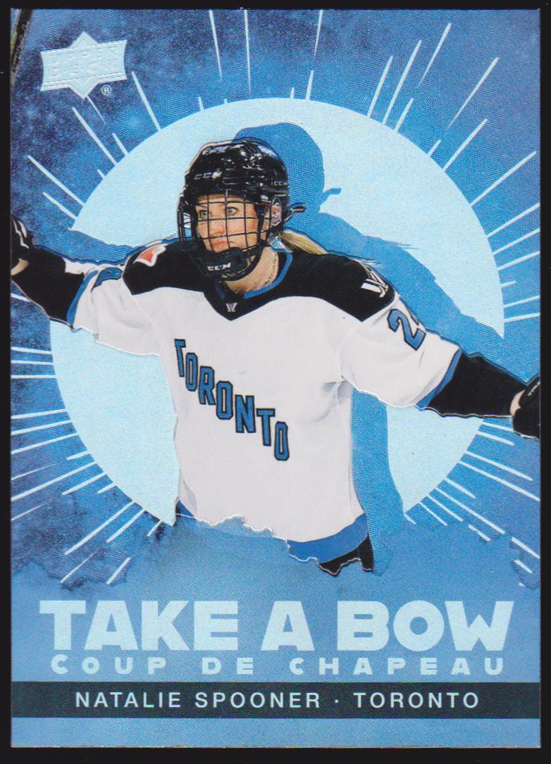 (image for) 2024-25 Upper Deck Tim Hortons Rookie Retrospective Take a Bow #TB5 Natalie Spooner
