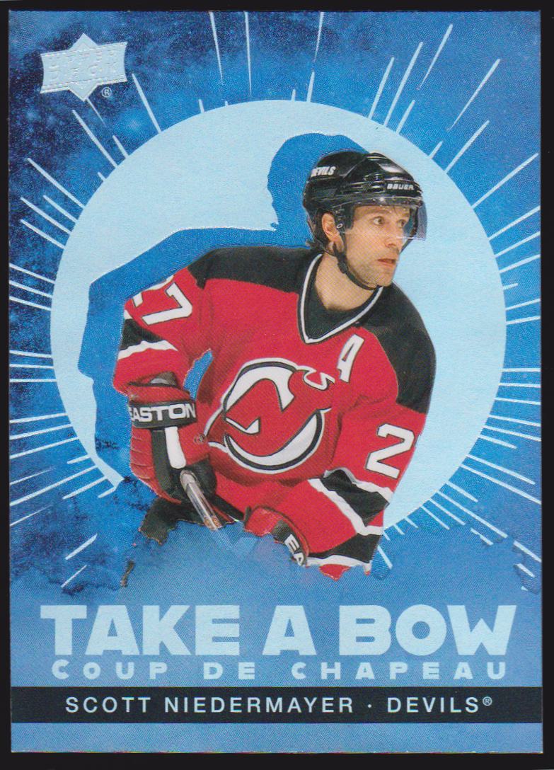(image for) 2024-25 Upper Deck Tim Hortons Rookie Retrospective Take a Bow #TB14 Scott Niedermayer