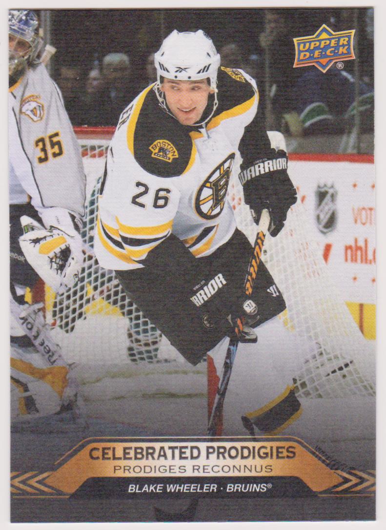 2024-25 Upper Deck Tim Hortons Rookie Retrospective Celebrated Prodigies #CP2 Blake Wheeler (image for) 2024-25 Upper Deck Tim Hortons Rookie Retrospective Celebrated Prodigies #CP2 Blake Wheeler