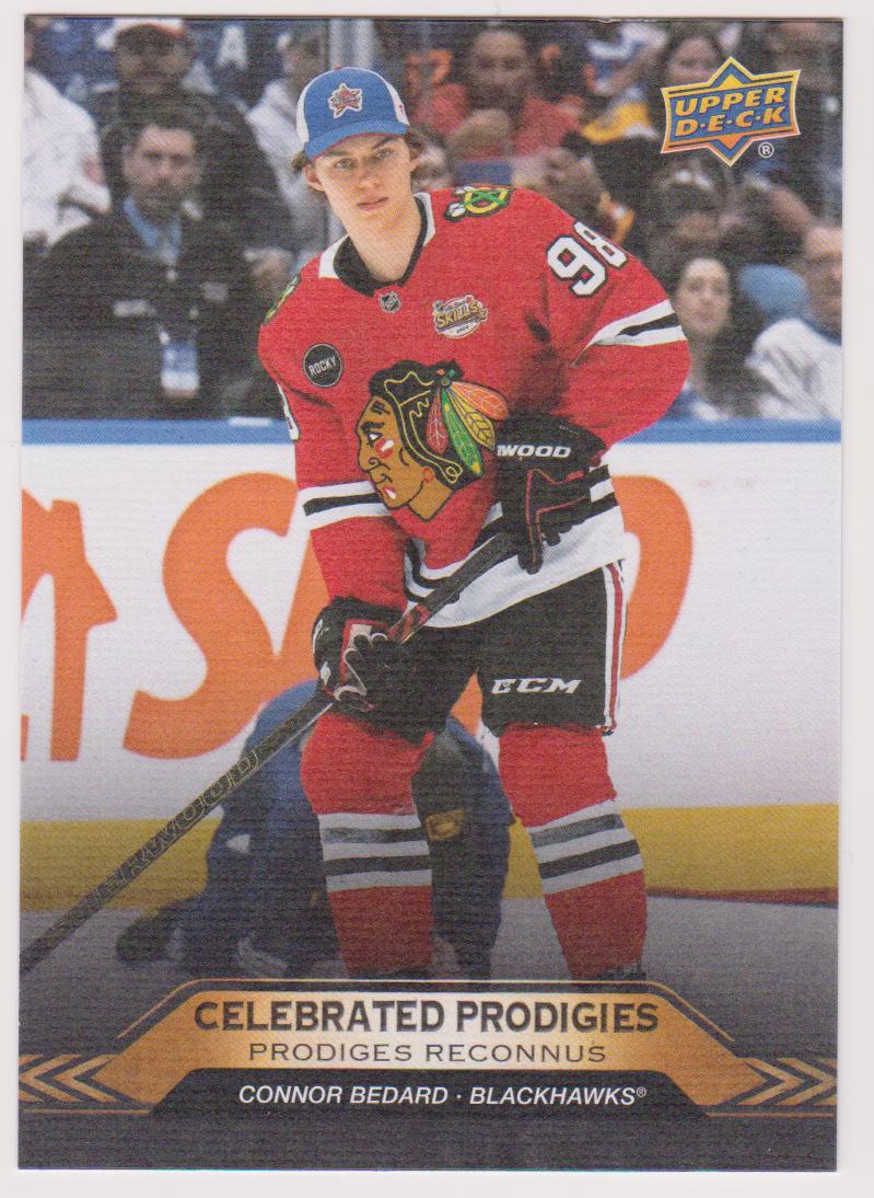 (image for) 2024-25 Upper Deck Tim Hortons Rookie Retrospective Celebrated Prodigies #CP5 Connor Bedard