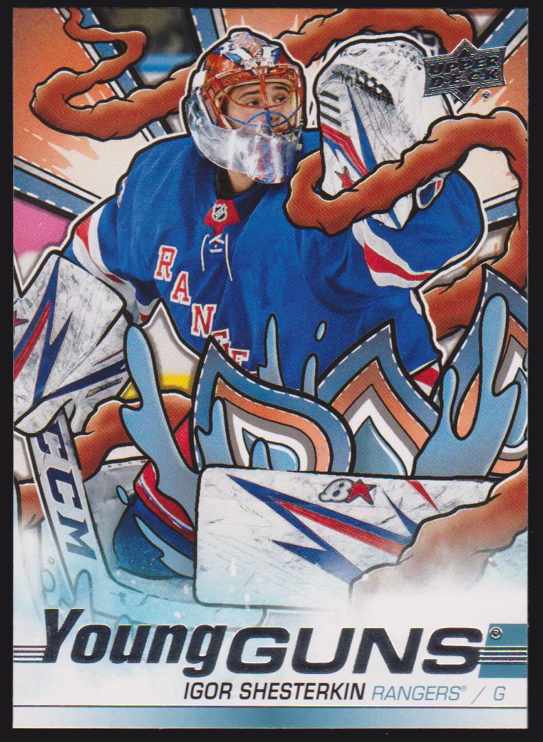 2024-25 Upper Deck Young Guns Renewed #528 Igor Shesterkin (image for) 2024-25 Upper Deck Young Guns Renewed #528 Igor Shesterkin
