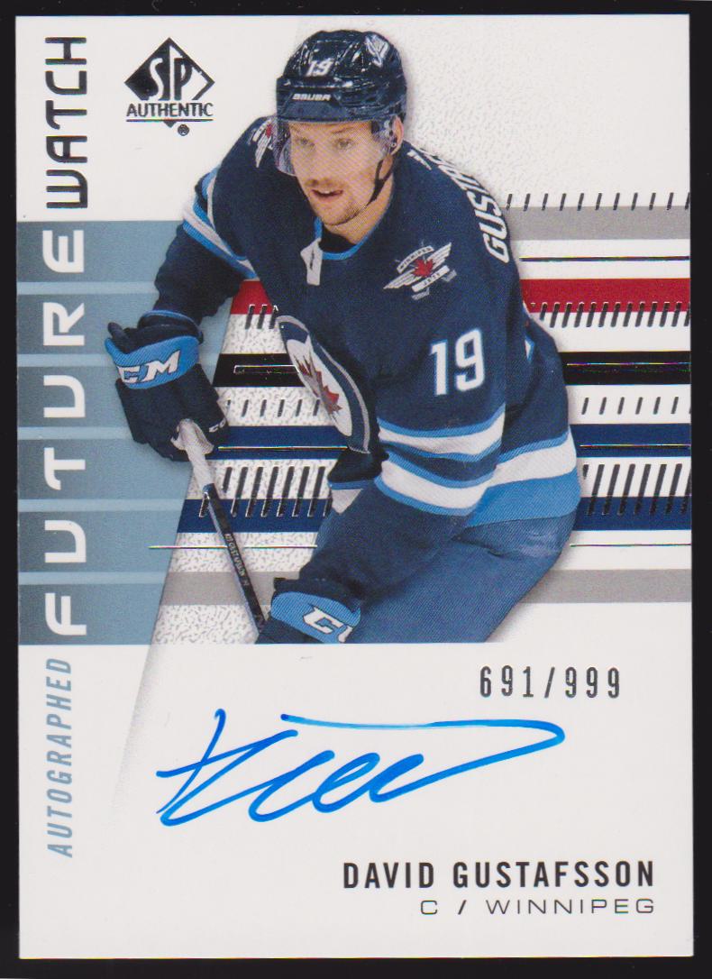 (image for) 2019-20 SP Authentic #223 David Gustafsson FW AUTO 691/999