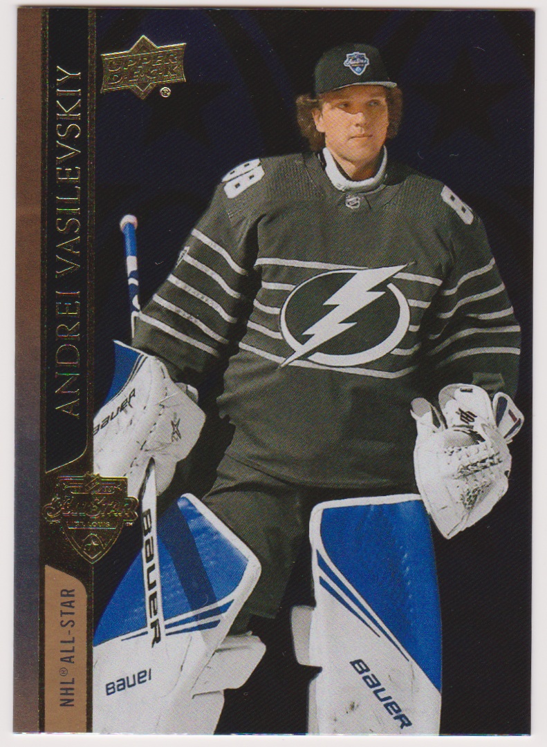 2020-21 Upper Deck Silver #697 Andrei Vasilevskiy All Stars (AS) (image for) 2020-21 Upper Deck Silver #697 Andrei Vasilevskiy All Stars (AS)