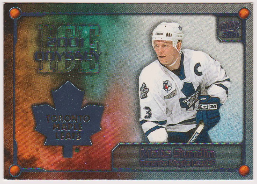 2000-01 Pacific 2001: Ice Odyssey #20 Mats Sundin (image for) 2000-01 Pacific 2001: Ice Odyssey #20 Mats Sundin