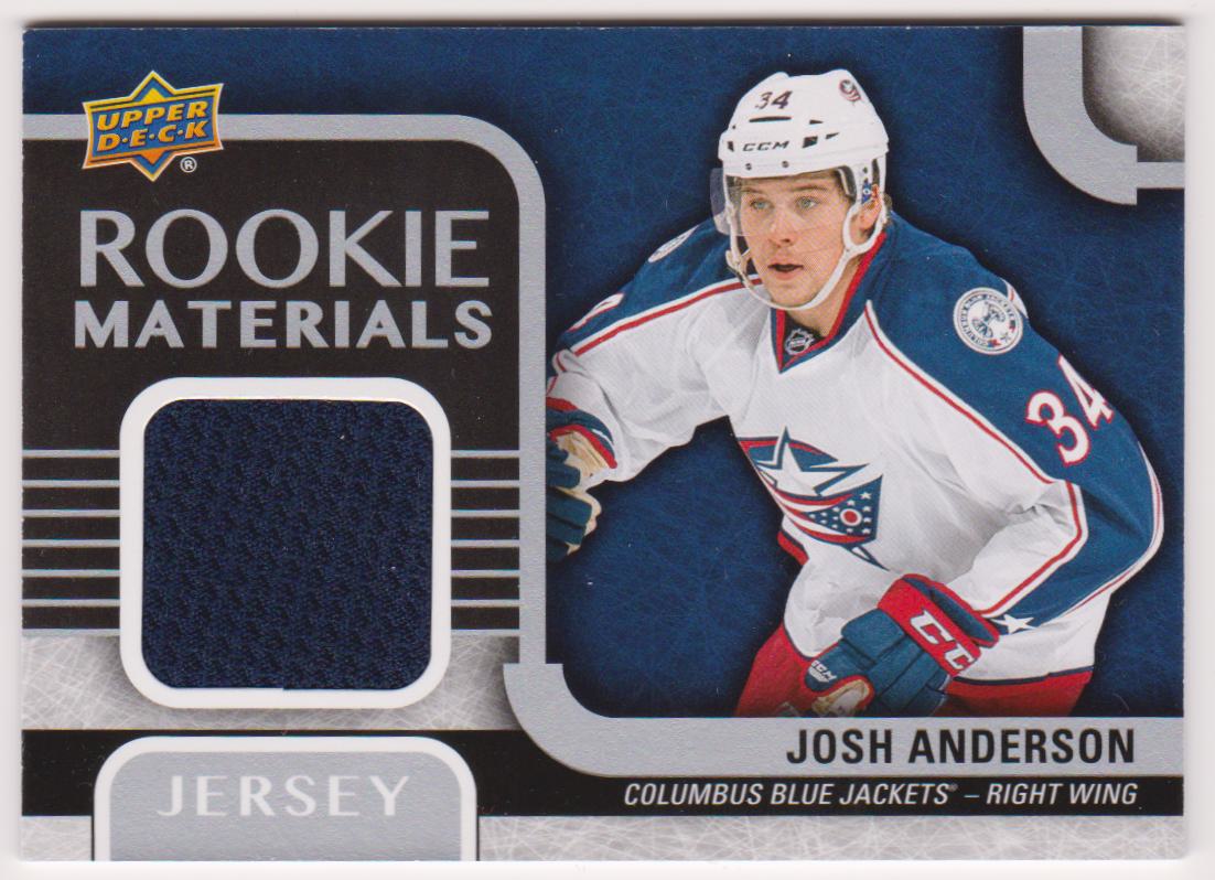 (image for) 2015-16 Upper Deck Rookie Materials #RMJA Josh Anderson - Jerseys RC Year