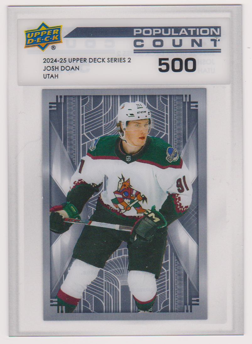(image for) 2024-25 Upper Deck Population Count 500 #PC53 Josh Doan - RC Year