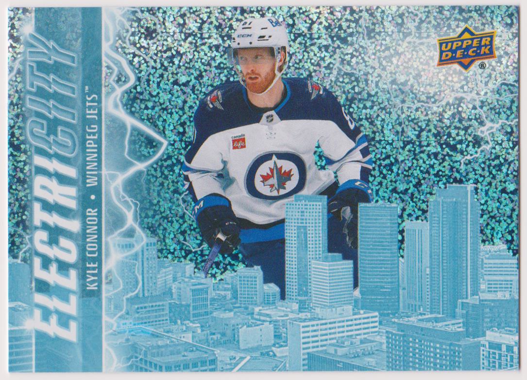 (image for) 2024-25 Upper Deck ElectriCITY Speckled #EC31 Kyle Connor