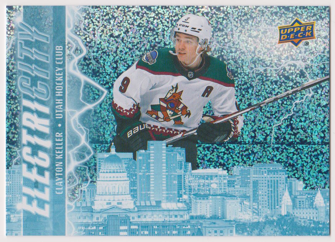 (image for) 2024-25 Upper Deck ElectriCITY Speckled #EC6 Clayton Keller