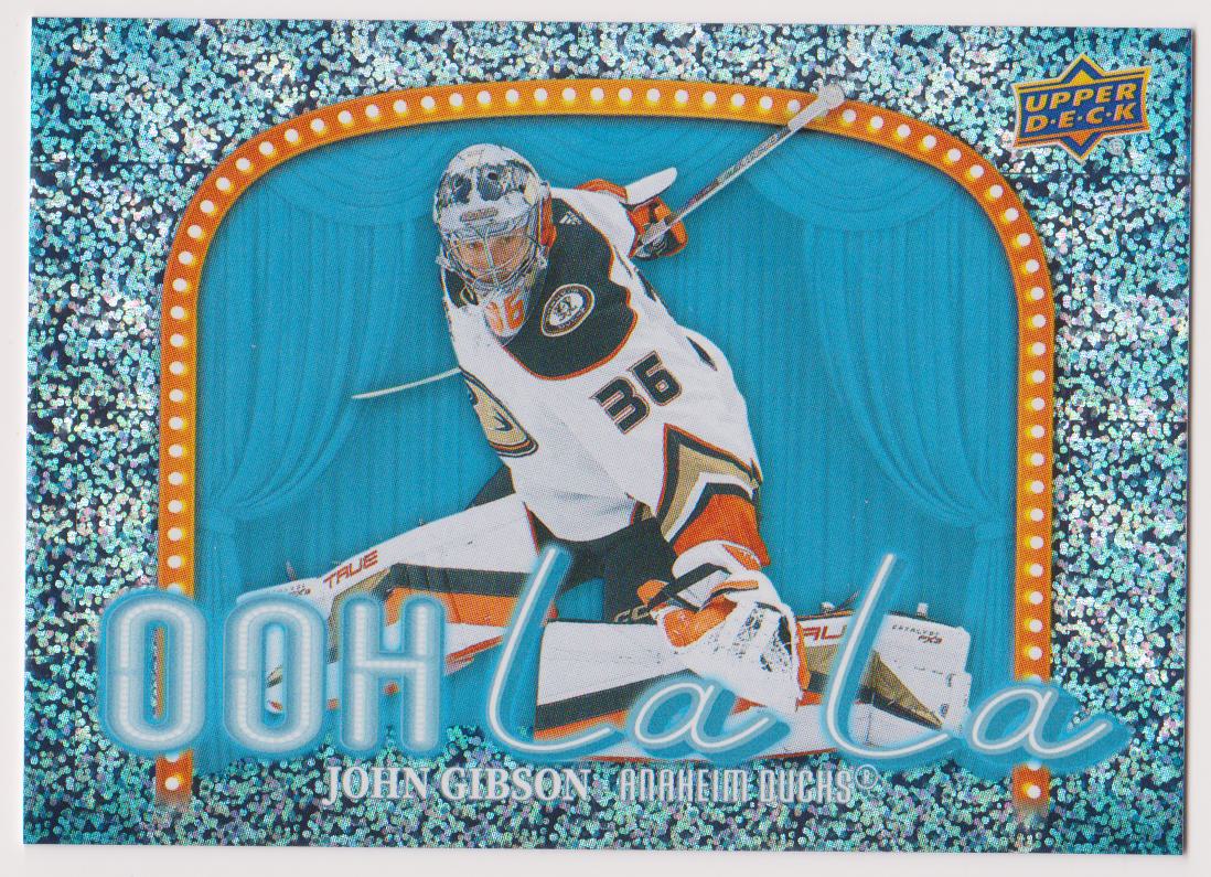 2024-25 Upper Deck Ooh La La Speckled #OLL11 John Gibson (image for) 2024-25 Upper Deck Ooh La La Speckled #OLL11 John Gibson