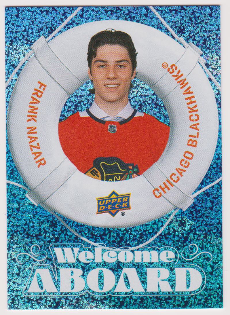 (image for) 2024-25 Upper Deck Welcome Aboard Speckled #WA13 Frank Nazar - RC Year
