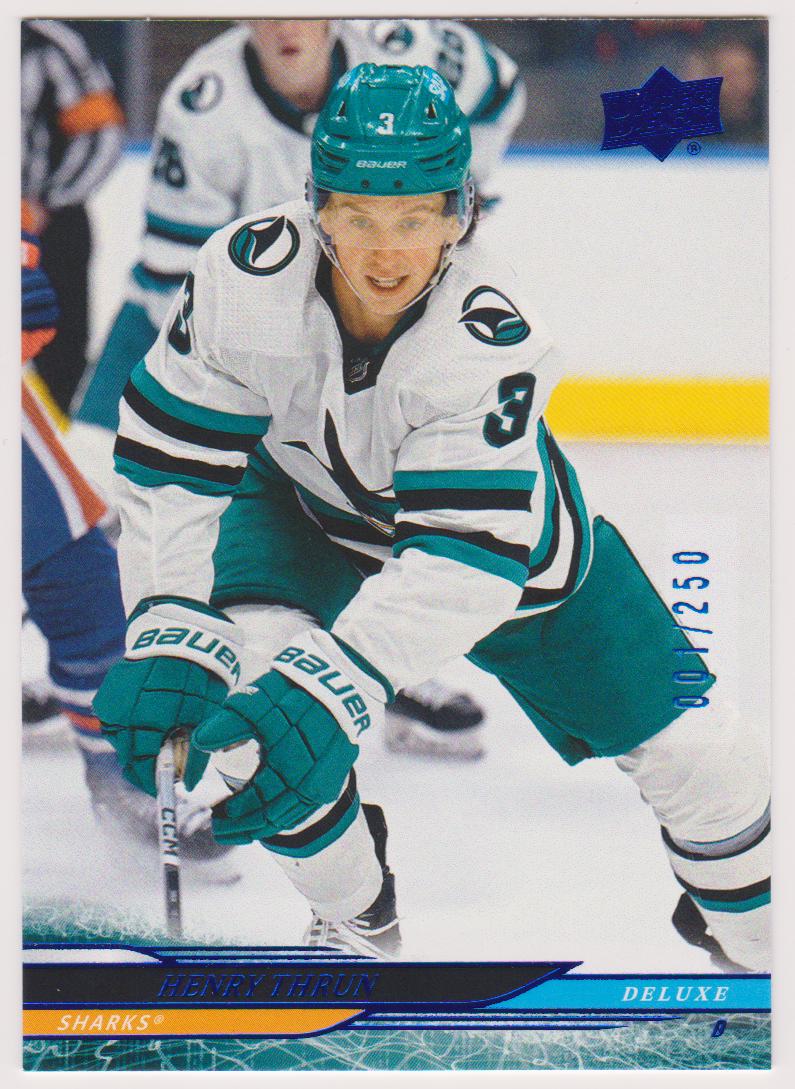 (image for) 2024-25 Upper Deck Deluxe #389 Henry Thrun - 001/250