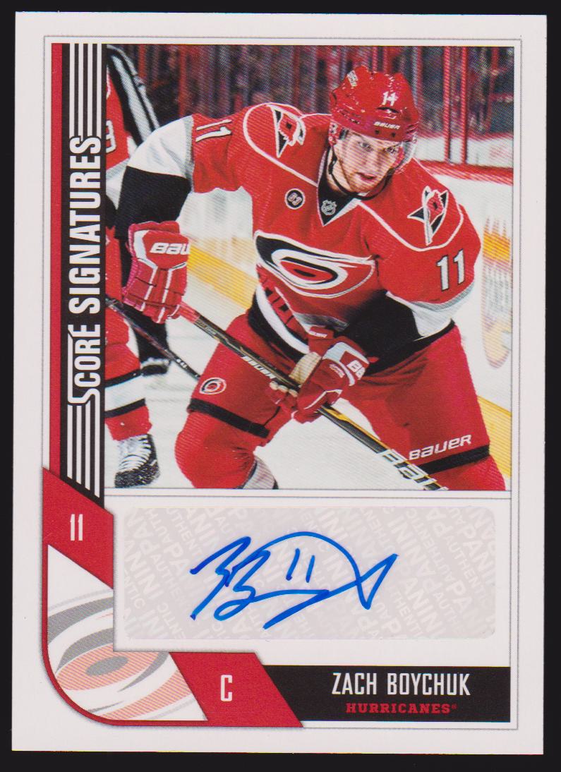 (image for) 2012-13 Score Signatures #SSZB Zach Boychuk - AUTO