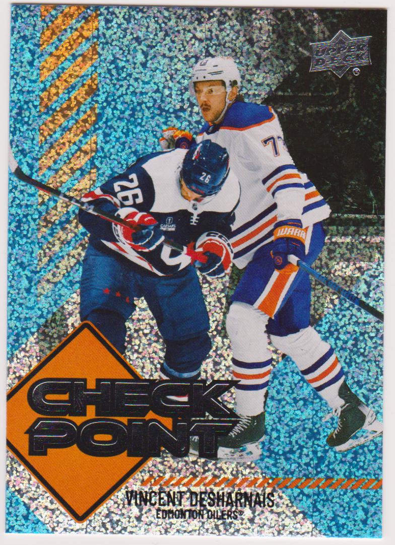 (image for) 2024-25 Upper Deck Checkpoint Speckle #CP12 Vincent Desharnais