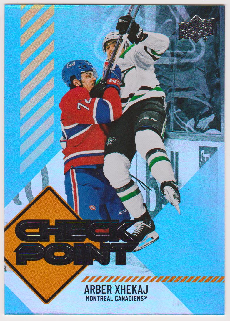 (image for) 2024-25 Upper Deck Checkpoint #CP16 Arber Xhekaj