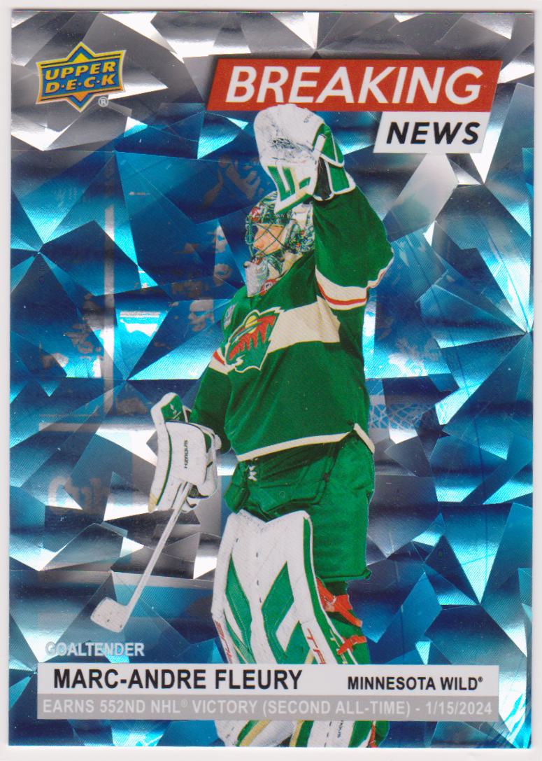 (image for) 2024-25 Upper Deck Breaking News #BN22 Marc-Andre Fleury