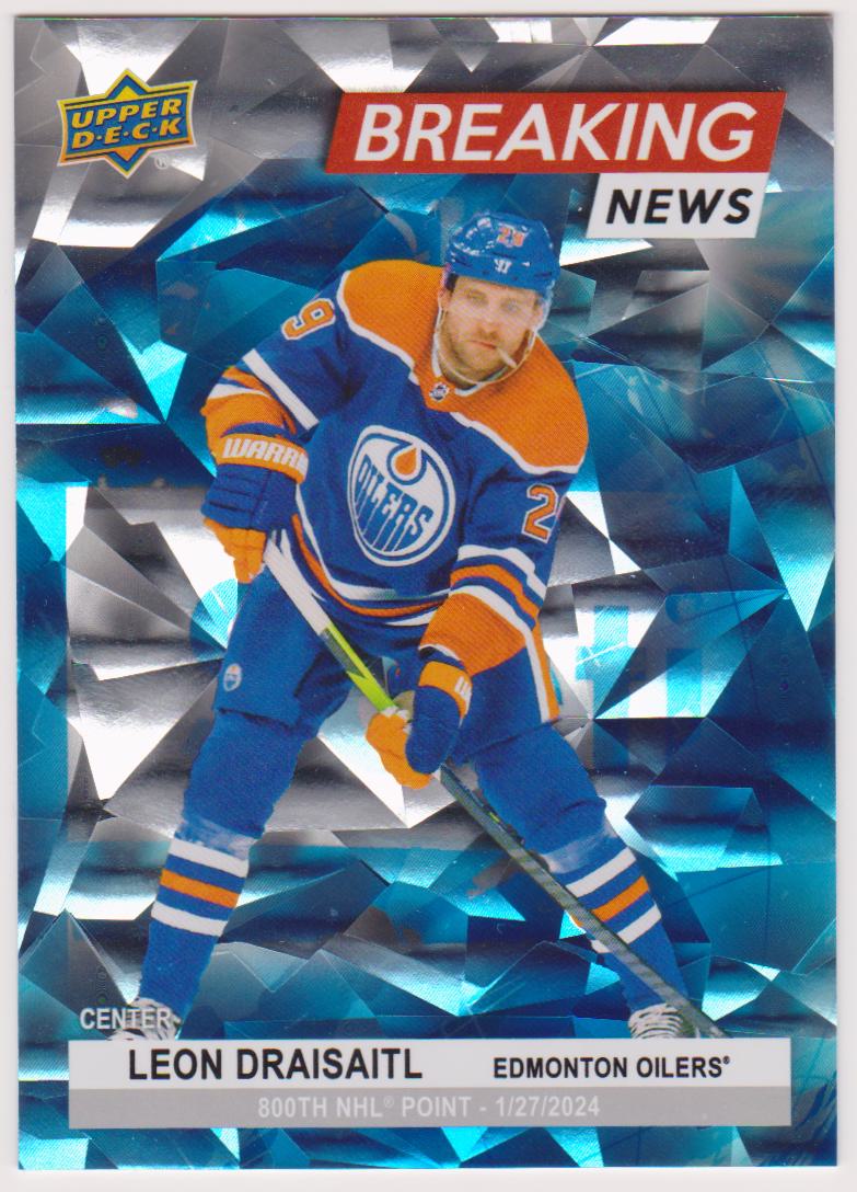 (image for) 2024-25 Upper Deck Breaking News #BN29 Leon Draisaitl