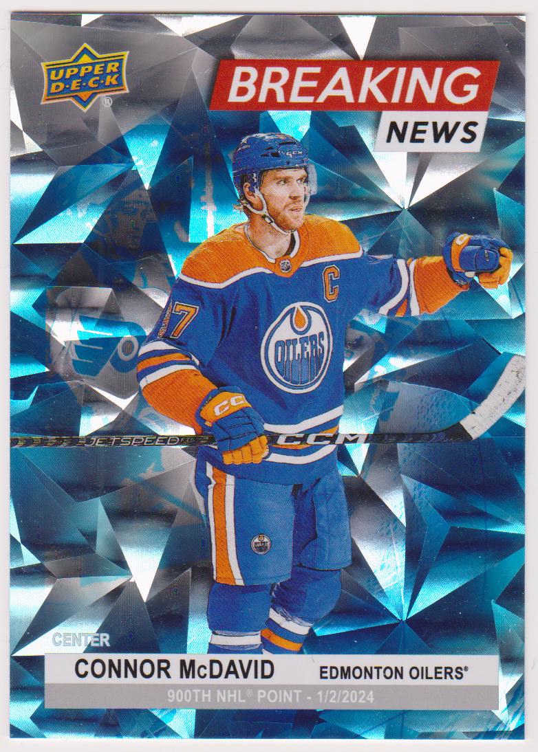 (image for) 2024-25 Upper Deck Breaking News #BN25 Connor McDavid