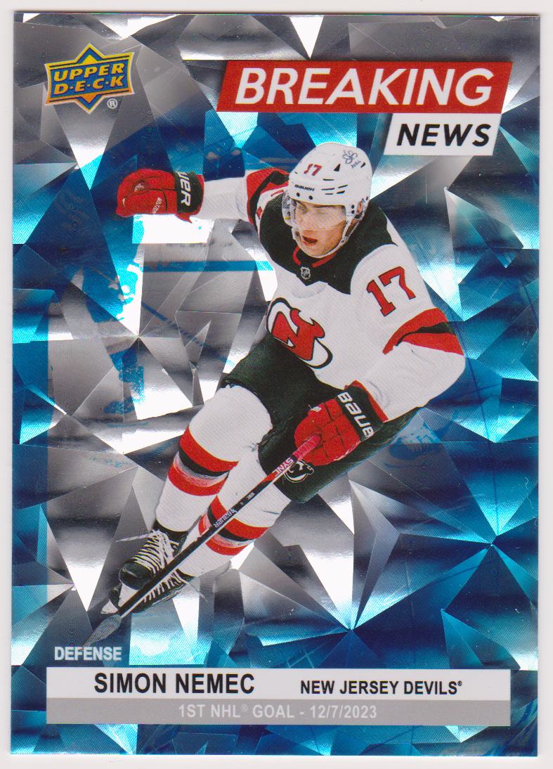 (image for) 2024-25 Upper Deck Breaking News #BN30 Simon Nemec