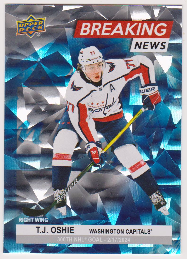 (image for) 2024-25 Upper Deck Breaking News #BN18 T.J. Oshie