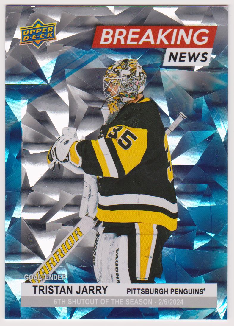 (image for) 2024-25 Upper Deck Breaking News #BN7 Tristan Jarry
