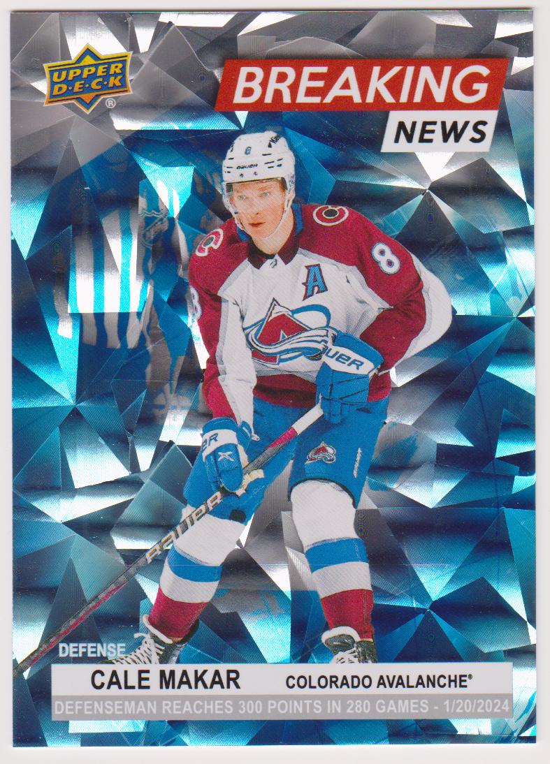 (image for) 2024-25 Upper Deck Breaking News #BN33 Cale Makar