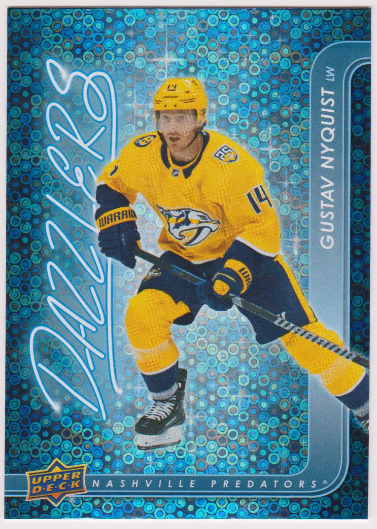 (image for) 2024-25 Upper Deck Dazzlers Blue #DZ1 Gustav Nyquist