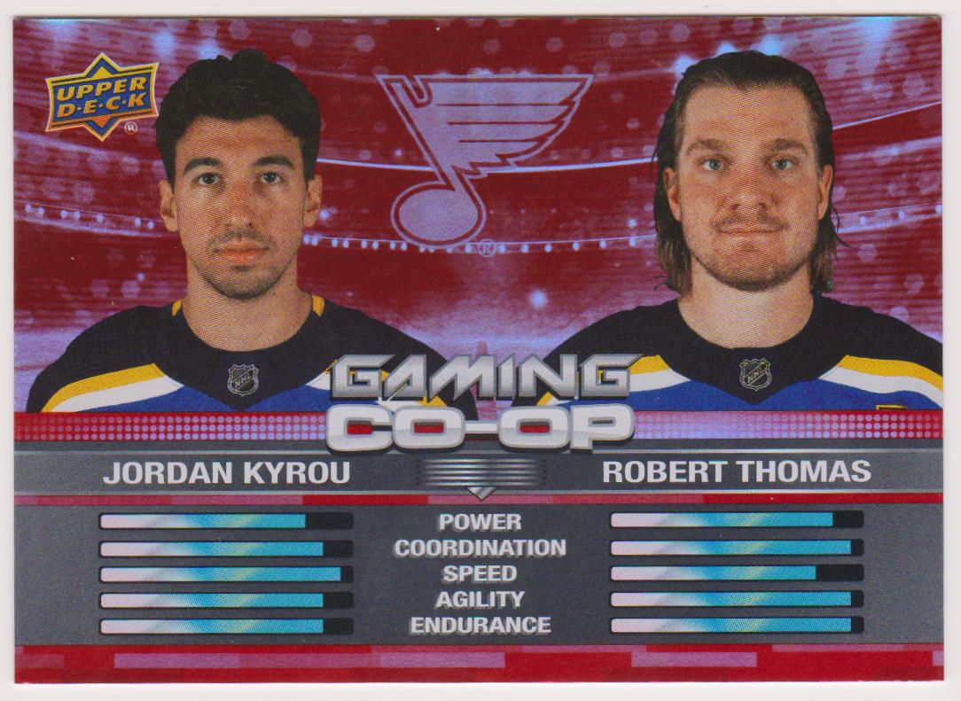 (image for) 2024-25 Upper Deck Gaming Co-Op #CGO15 Jordan Kyrou/Robert Thomas