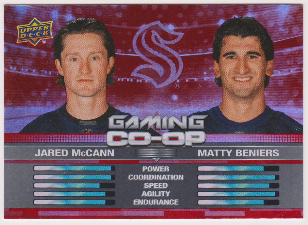 (image for) 2024-25 Upper Deck Gaming Co-Op #CGO22 Jared McCann/Matty Beniers