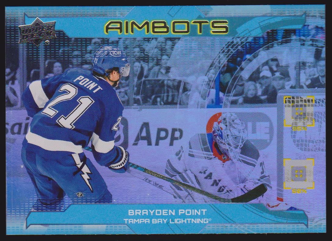 2024-25 Upper Deck Aimbot #AB10 Brayden Point (image for) 2024-25 Upper Deck Aimbot #AB10 Brayden Point