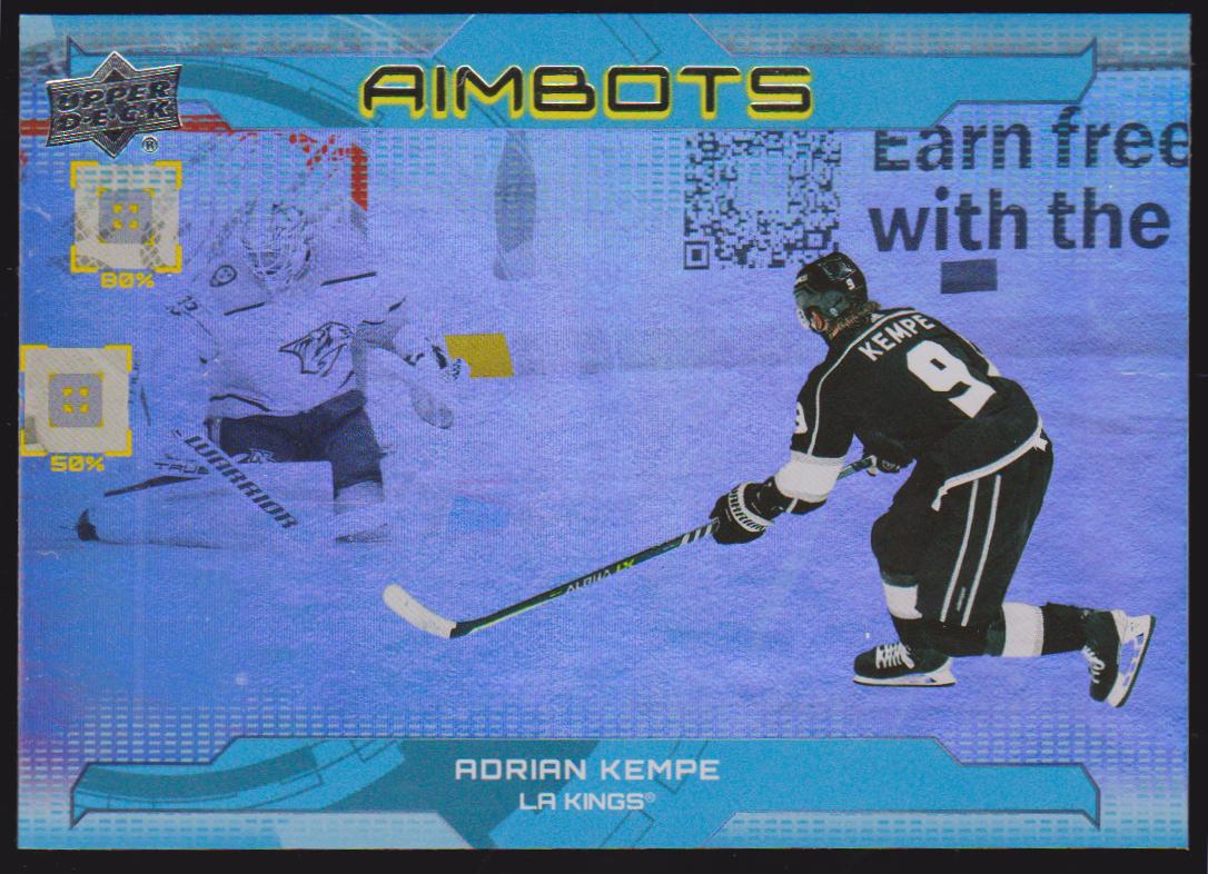 2024-25 Upper Deck Aimbot #AB18 Adrian Kempe (image for) 2024-25 Upper Deck Aimbot #AB18 Adrian Kempe