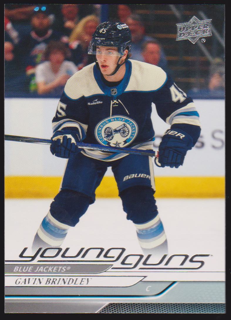 (image for) 2024-25 Upper Deck #207 Gavin Brindley YG RC