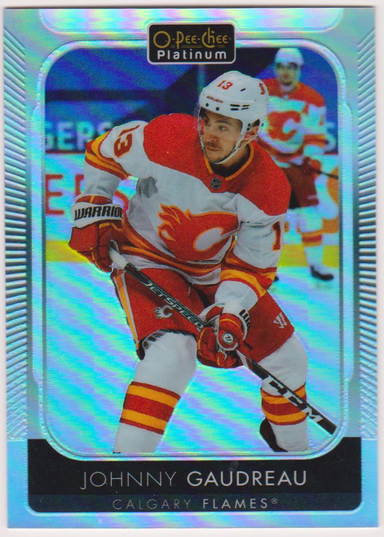 (image for) 2021-22 O-Pee-Chee Platinum Rainbow #37 Johnny Gaudreau