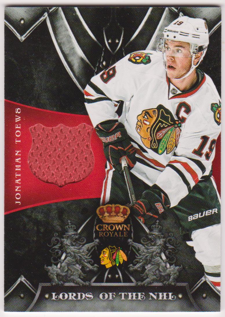 (image for) 2012-13 Crown Royale Lords of the NHL Materials #LNJTO Jonathan Toews
